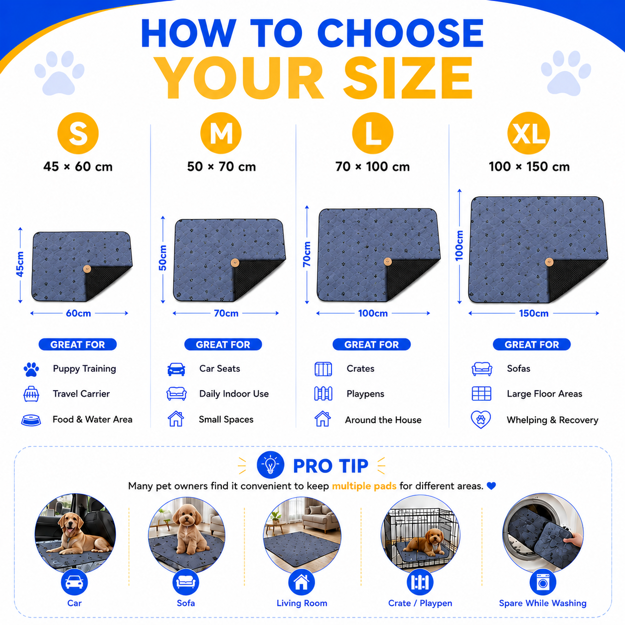 Reusable Washable Pee Pad